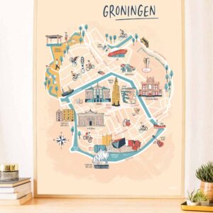 Groningen interieur poster